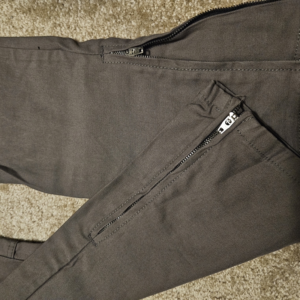 Double Knee Gray Pants